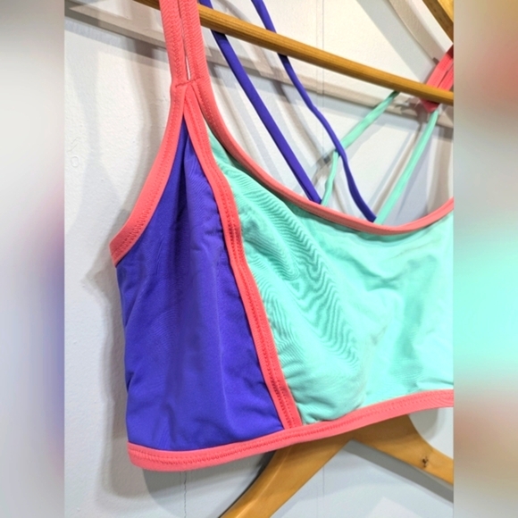 Calia By Carrie Underwood‎ 3 Piece Swimwear Colorblock UPF Coverup Bikini - Picture 8 of 16